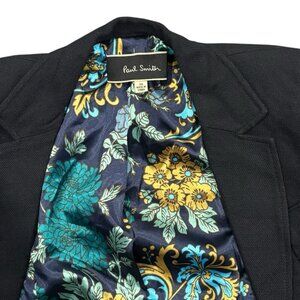 Paul Smith Women’s Blazer 3/4 Length Sleeves Button Closure Three Front Pockets